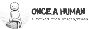 Once a Human Logo