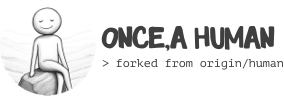 Once a Human Logo